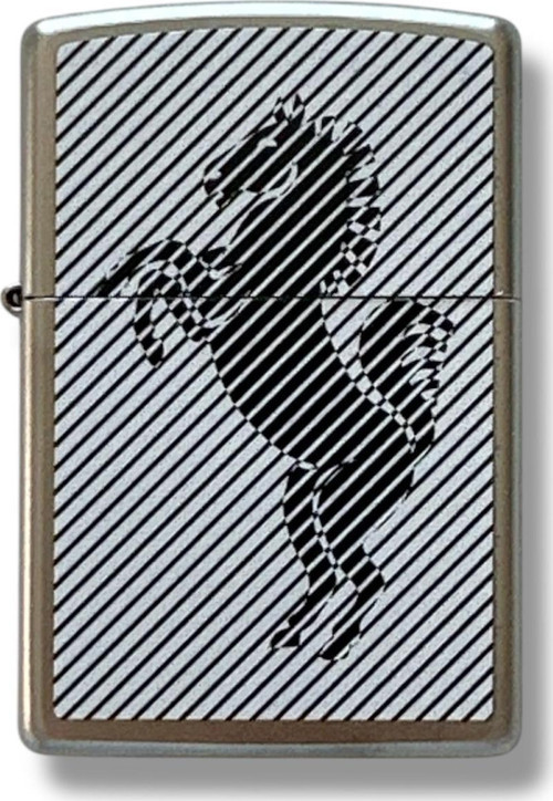 205-106287 Black Horse With Background Çakmak Z1-1