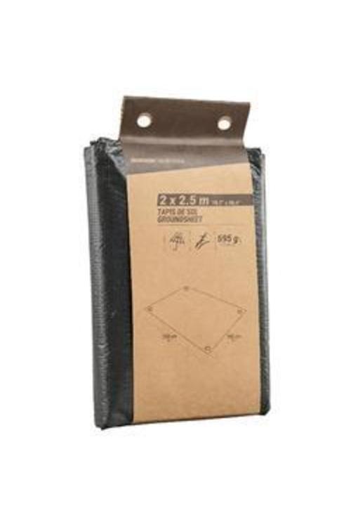 Su Sızdırmaz Kamp Zemin Matı - 2 X 2,5 M - Siyah