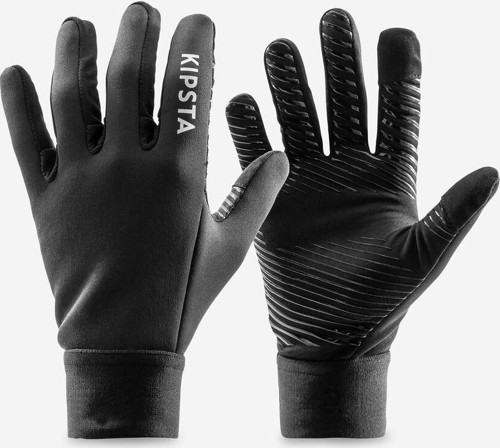 Kipsta Yetişkin Kaleci Eldiveni - Siyah - Keepwarm