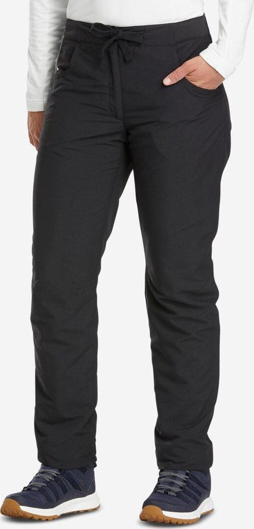 Quechua Kadın Sıcak Tutan Outdoor Pantolon - Siyah - Nh100