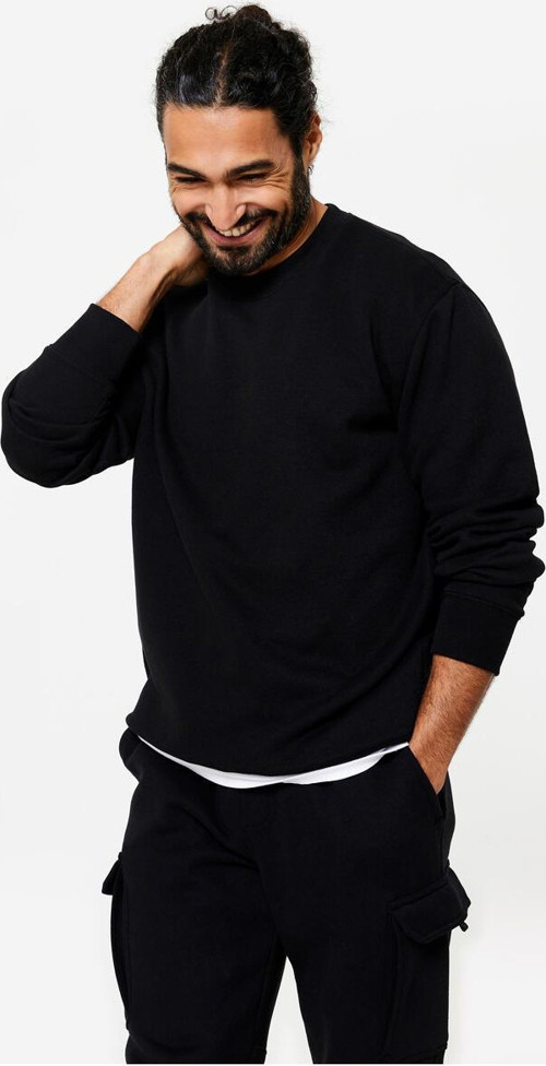 Domyos Erkek Siyah Sweatshirt