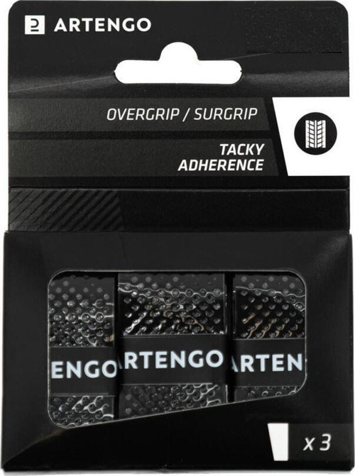 Tenis Overgrip Siyah 3 Adet Tacky