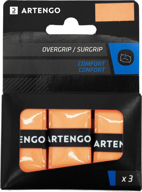 Artengo Tenis Overgrip - Turuncu - 3 Adet - Comfort