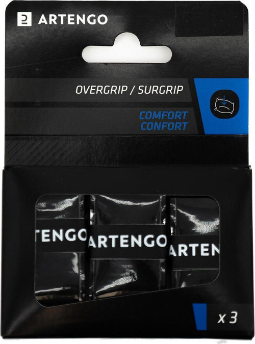 Artengo Tenis Overgrip - Siyah - 3 Adet - Comfort