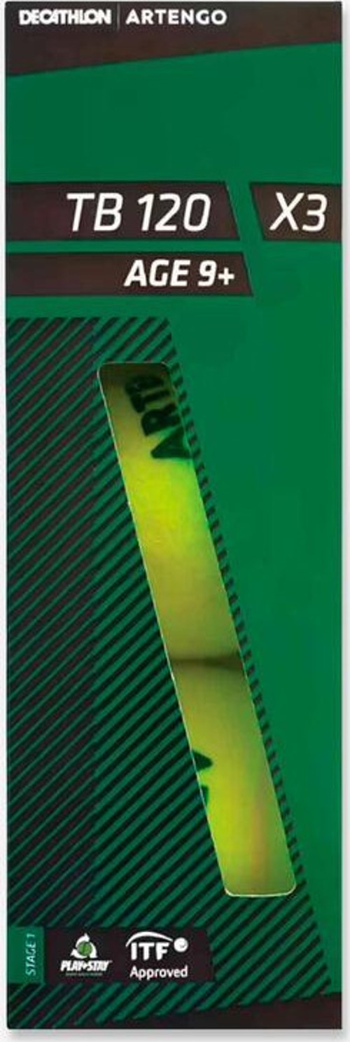 Tenis Topu - 3 Adet - Yeşil - Tb120