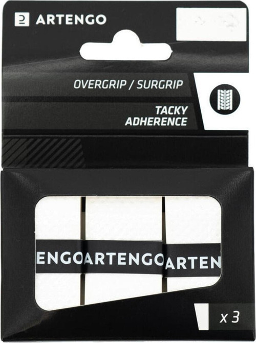Tenis Overgrip - Siyah - 3 Adet - Tacky