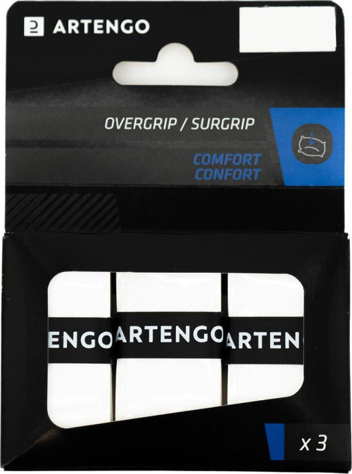 Artengo Tenis Overgrip - Beyaz - 3 Adet - Comfort