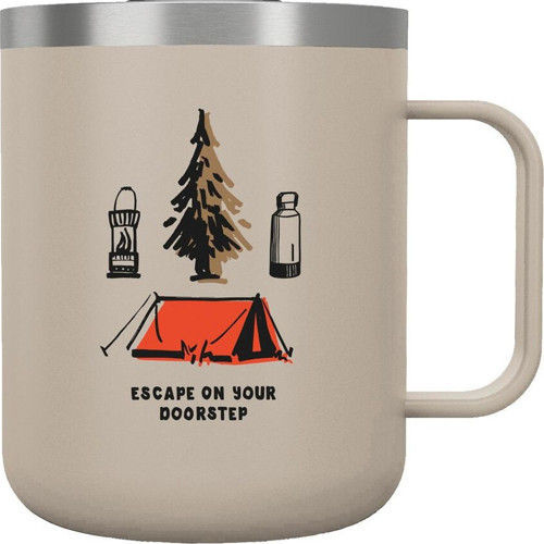 Quechua Paslanmaz Çelik Termos Bardak - Bej - 0,35 L - 900