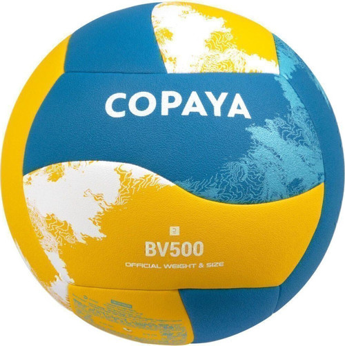 Copaya Hibrit Plaj Voleybolu Topu - Sarı / Mavi - 500