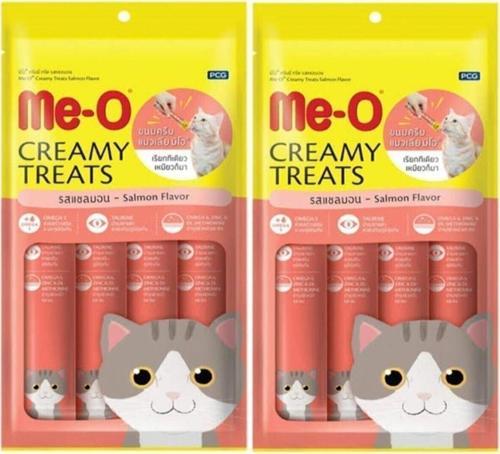 Creamy Treats Somonlu Yaş Kedi Ödül Maması 15 Gr 4Lü 2 Adet