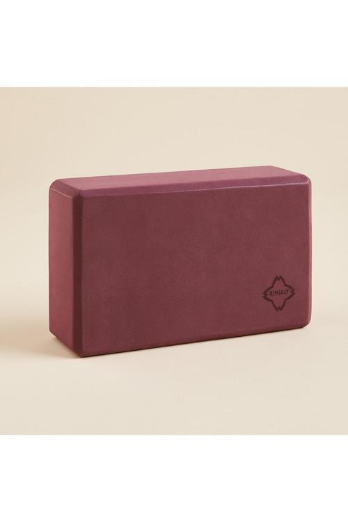 Bordo Kimjaly Köpük Yoga Bloğu - Bordo Tek Ebat