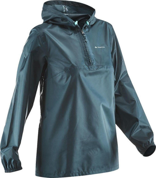 Kadın Outdoor Yağmurluk - Mavi - Raincut 1/2 Zip