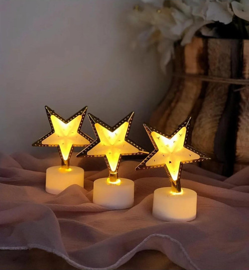 Mini Yıldız Gece Lambası 3'Lü