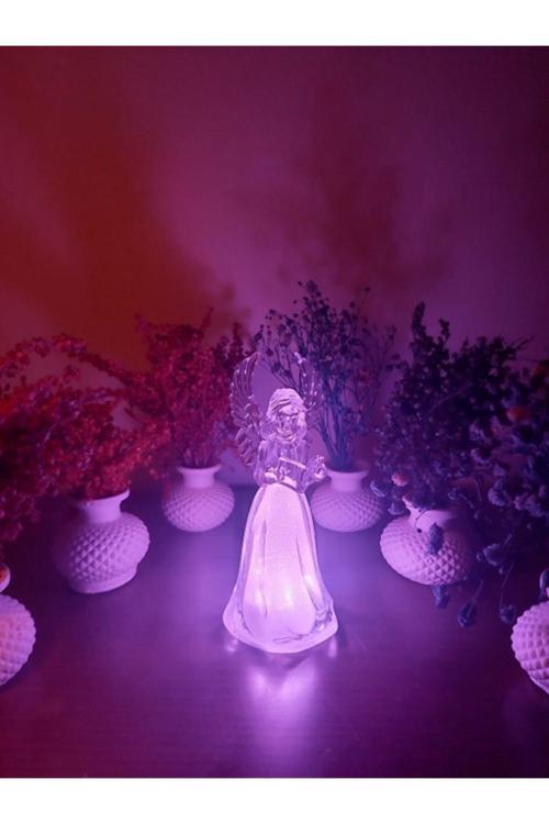 Dekoratif Led Işıklı Renk Değiştiren Melek Gece Lambası