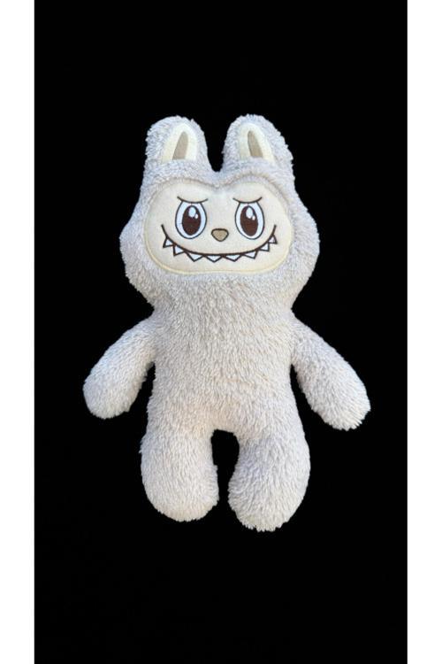 Labubu 38 Cm Canavar Büyük Boy Krem Toys Heyecan Verici Macaron Canavarlar Peluş Uyku Arkadaşım