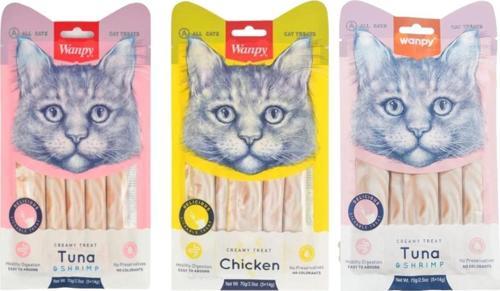 Karışık Sıvı Kedi Ödülü 5X14 Gr 3 Adet