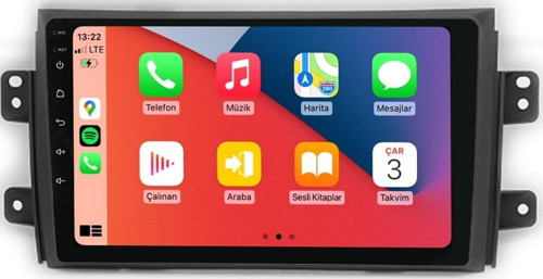 Maitec M-T-C 464 QLED Serisi Suziki SX4 2006 2012 4+64GB Multimedya Teyp