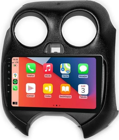 Maitec M-T-C 664 QLED Serisi Nissan Micra 2011 2013 6+64GB Multimedya Teyp