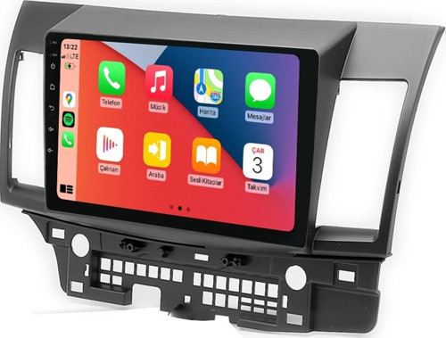 Maitec M-T-C 664 QLED Serisi Mitsubishi Lancer 2007 2012 6+64GB Multimedya Teyp