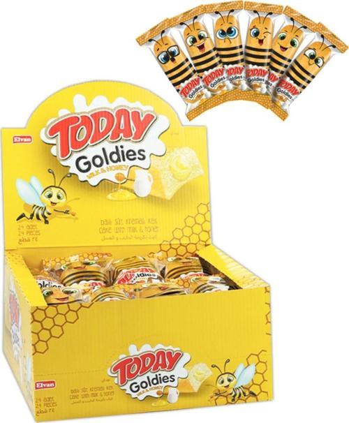 Today Goldies Ballı-sütlü 35 gr. 24 Adet (1 Kutu)
