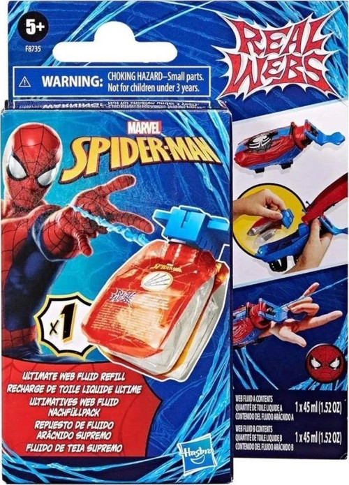 BFS F8735 Spider-Man Ağ Ve Su Fırlatıcı Yedek Paket +3 yaş