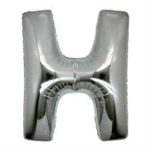BFS Nessiworld  H Harf Folyo Balon Gümüş Renk  40 inç