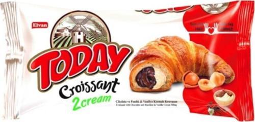 Today Kruvasan Çikolatalı Vanilyalı 40  gr 20 Adet (1 Kutu)