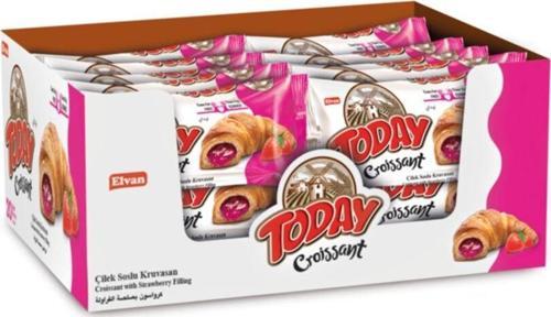 Today Kruvasan Çilekli 40  gr 20 Adet (1 Kutu)