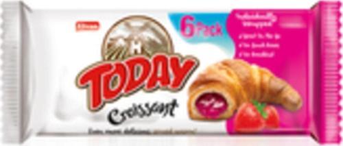 Today Kruvasan Çilekli 40  gr 6 Adet (1 Kutu)