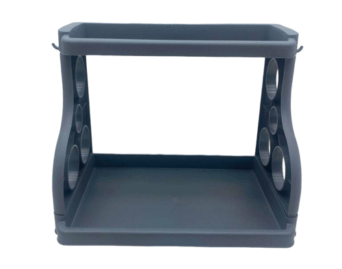 Gri Mutfak Tezgah Üstü Düzenleyici Organizer (4915) Go-53-vice/(1395)