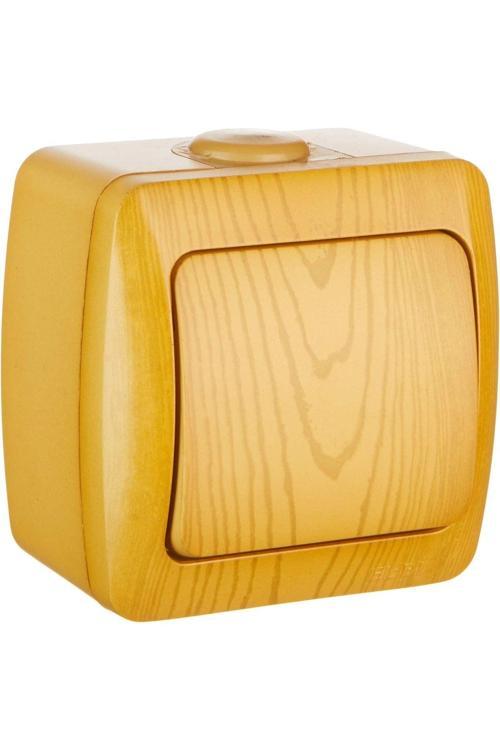 6 Adet Sıva Üstü Kayın Ahşap Renkli Anahtar Elbi / Alsu