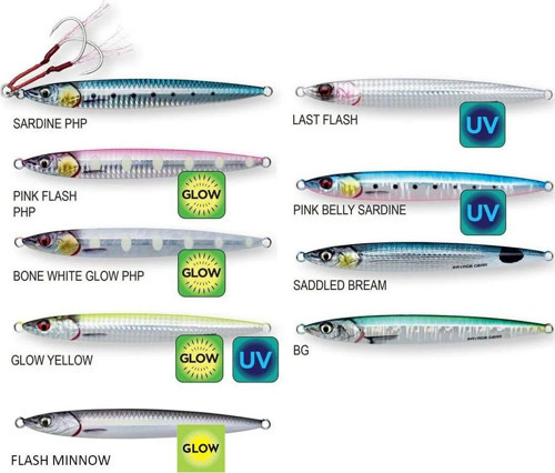3D Slim Jig Minnow 60 gr 12,5 cm Metal Jig Yem Saddled Bream