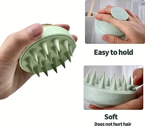 Konik Uçlu Saç Masaj Fırçası (Asortili) (4490)