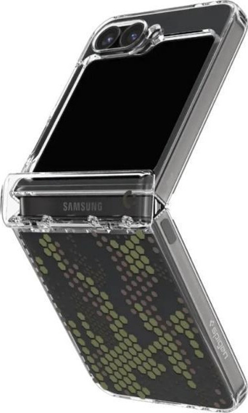 Galaxy Z Flip 6 ile Uyumlu Kılıf Ultra Hybrid Pro Digital Camo