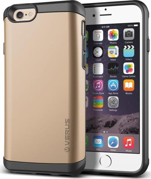 Verus iPhone 6 4.7 ile Uyumlu Case Damda Veil Series Kılıf Renk Shine Gold