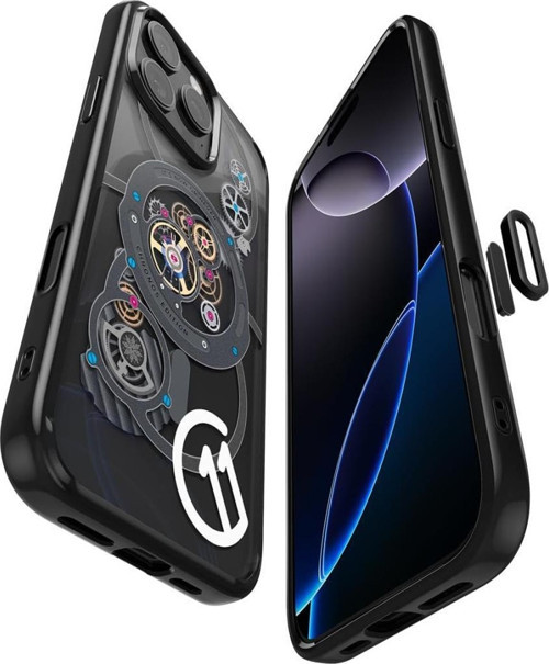 iPhone 16 Pro Max ile Uyumlu Kılıf Ultra Hybrid T (Kamera Buton Korumalı) MagFit MagSafe özellikli c11 Chronos