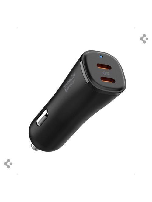 50W USB-C 2 Port Araç içi Hızlı Şarj Aleti Samsung PPS Destekli Akım Korumalı Güç Adaptörü Çakmaklık iPhone & And