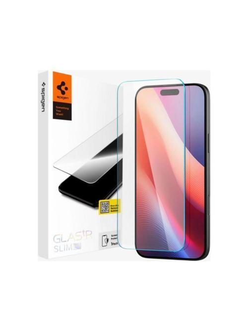 iPhone 16 Plus / iPhone 15 Plus ile Uyumlu Cam Ekran Koruyucu Glas.tR Slim HD