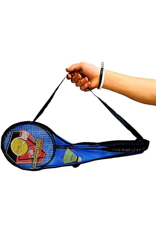 Badminton Raketi Set 2 Raket 1 Top Çantalı