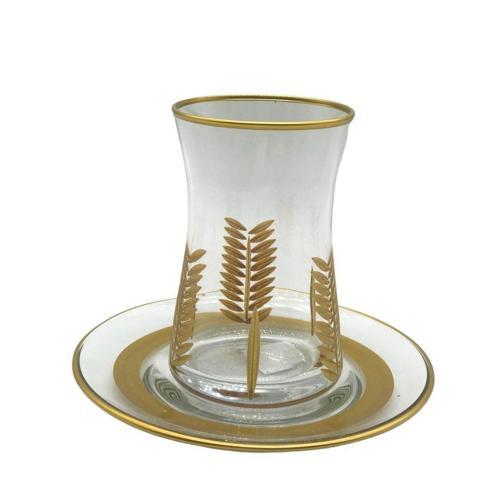 Desenli 6 Kişilik Çay Bardağı Seti