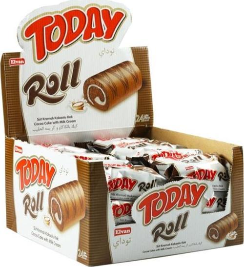 Today Swıss Roll Süt Kremalı Kek 35 Gr 24 Adet (1 Kutu)