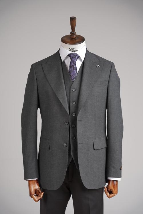 Yelekli Erkek Takım Elbise-KAW1010S