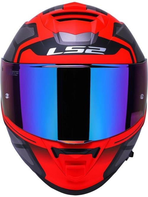 Storm 2 Faster Full Face Motosiklet Kaskı Şeffaf + Gökkuşağı Vizörlü