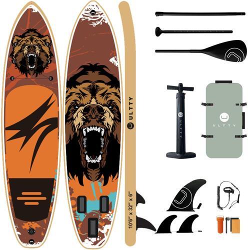 ULTTY Sup Paddle Board Seti (Şişme Paddle Board + Kürek + Pompa) Sup Board/Stand Up Paddle 320-81-15