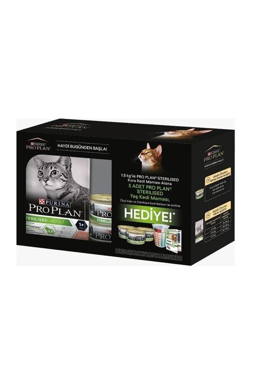 Proplan Pro Plan Sterilised Somon Yetişkin Kedi Maması 1,5 Kg + Hediye Paketli