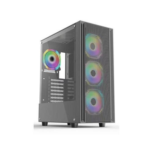 CC561 PL650D 650W 80Plus Bronze ATX 3.0 4xRainbow Fanlı  Mid-Tower Siyah Kasa