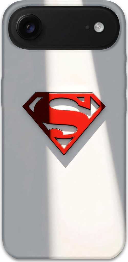 İphone 17 Air Uyumlu Superman Desenli Telefon Kılıfı + Ekran Koruyucu - 5928