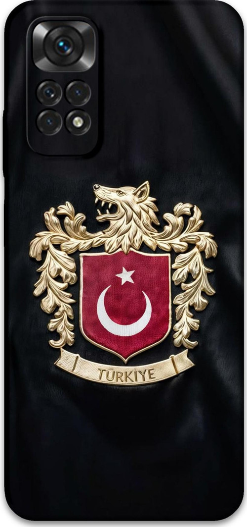 Xiaomi Redmi Note 11 Pro 5G Uyumlu Türk Desenli Telefon Kılıfı + Ekran Koruyucu - 5855