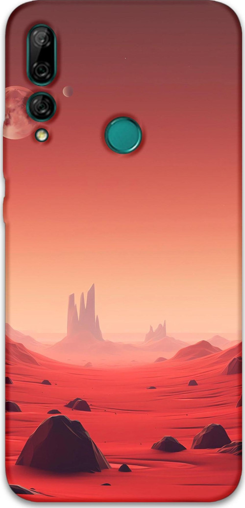 Huawei P Smart Z Uyumlu Uzay Desenli Telefon Kılıfı + Ekran Koruyucu - 5859