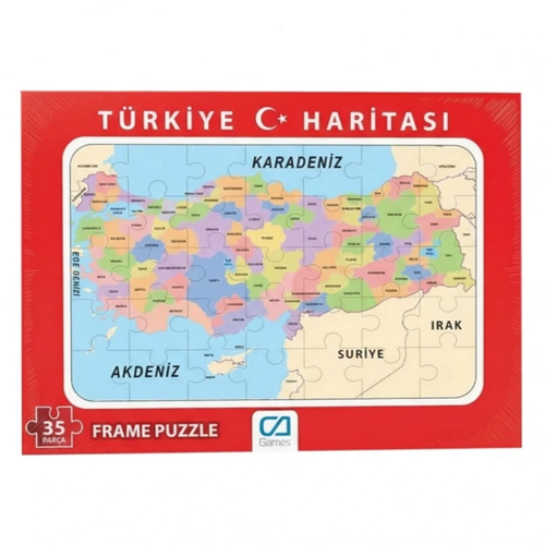 Nessiworld Türkiye Haritası Frame Puzzle 35 Parça